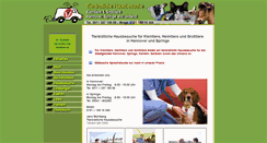 Desktop Screenshot of hannover-tierarzt.de